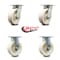 Service Caster 6 Inch Kingpinless Nylon Wheel Swivel Caster Swivel 2 Rigid, 2PK SCC-KP30S620-NYR-2-R-2 - alternate 3